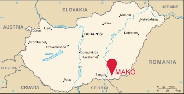 Harta Ungariei